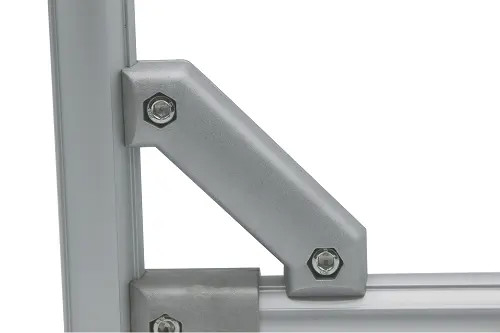 DYJ28-A09D 45 Degree Reinforced Aluminum Pipe Joint Od28mm ISO