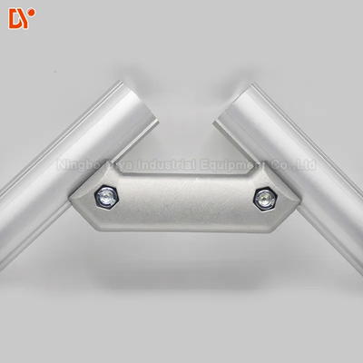 DYJ28-A09D 45 Degree Reinforced Aluminum Pipe Joint Od28mm ISO
