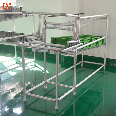 DYJ28-A09D 45 Degree Reinforced Aluminum Pipe Joint Od28mm ISO