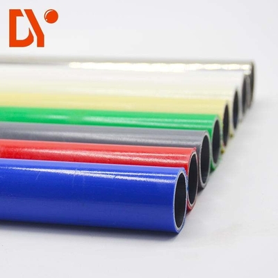 Customized ESD ABS Coated Pipes Plastic Coated Steel Lean Pipe / Tube For Rack System