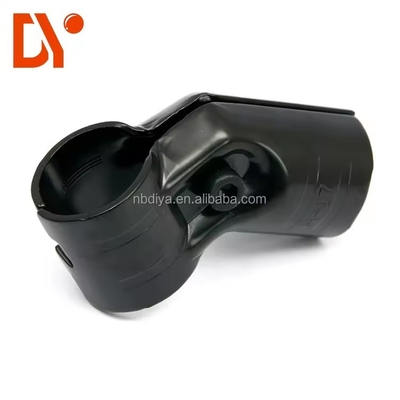 High Quality Black Metal Joint And Pipe Connector For OD 28mm Lean / Coated Pipe