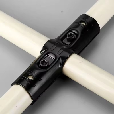 Lean Tube Fitting Connector For Cruciform Structure Of 28mm Pipe Rack System