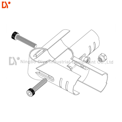 Hight Quality Galvanized Steel Joint Pipe Fittings HJ- 2 For Pipe Rack System