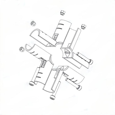 Metal Fittings For Pipe Rack Systems Lean Tube Lean Pipes