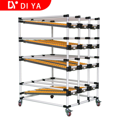 Wholesale Aluminum Roller Track For Pipe Rack System Flow Rail / Racking System/ Flow Roller Conveyor Track