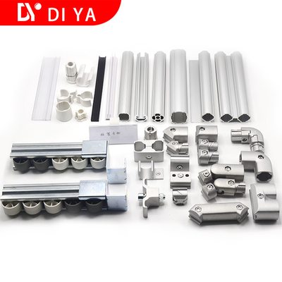 Lean Pipe Aluminum Lean Tube For Warehouse Trolley Cart