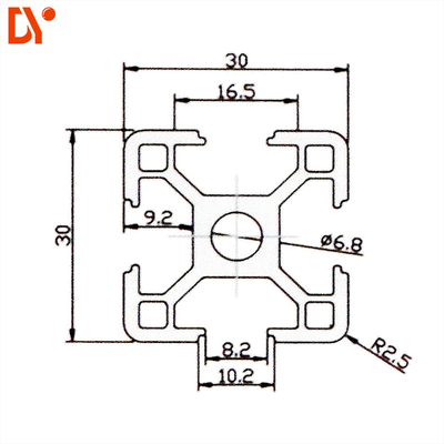 Aluminum Industrial 3030 Extrusion Aluminum Profile