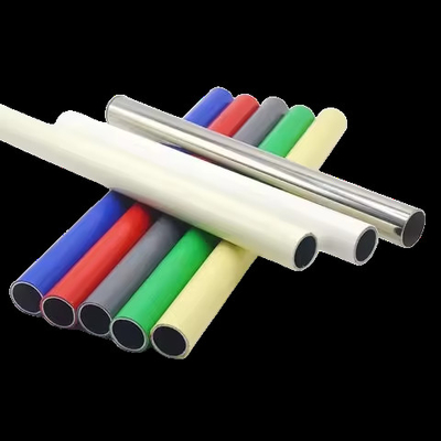 28MM Lean Pipe Tube PE / ABS Coated Steel Pipe Metal Flexible Tube For Workbench
