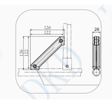 Industry Aluminum Pipe Joint Aluminium Alloy Joint Lean Pipe