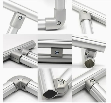 Industry Aluminum Pipe Joint Aluminium Alloy Joint Lean Pipe