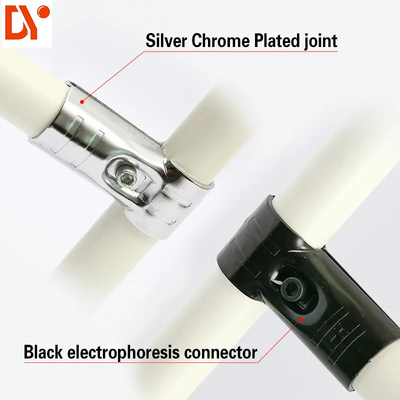 Industrial Electrophoresis Black Lean Tube Connector OEM