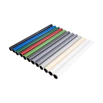 Diameter 28mm colourful PE Coated kaizen steel lean pipe for Flexible assembly worktable