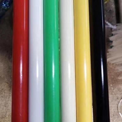 Lean pipe PE coated pipe for heavy duty rack work bench hand trolley assemble tube with joint