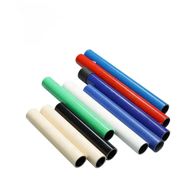 Lean pipe PE coated pipe for heavy duty rack work bench hand trolley assemble tube with joint