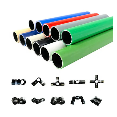 28mm PE plastic coated lean pipe cheap price ABS coated lean tube