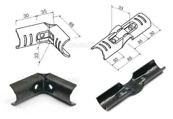 Hight Quality Metal Joint Pipe Fittings Pipe Connectors for 28mm Factory Pipe System