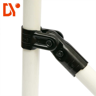 Customization Lean Tube Connector 45 Degree Angle Metal Joint Fittings for Pipe System HJ-7