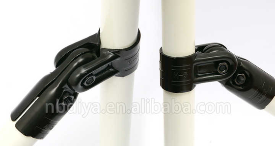 Customization Lean Tube Connector 45 Degree Angle Metal Joint Fittings for Pipe System HJ-7