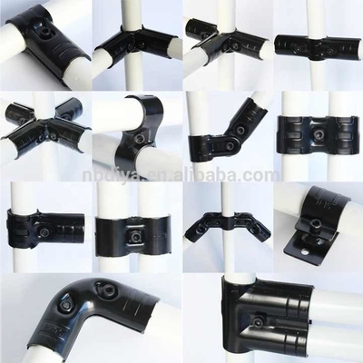 Factory Specialized Customize Pipe Fitting Lean Tube Connector Metal Single Metal Joint for Pipe Rack
