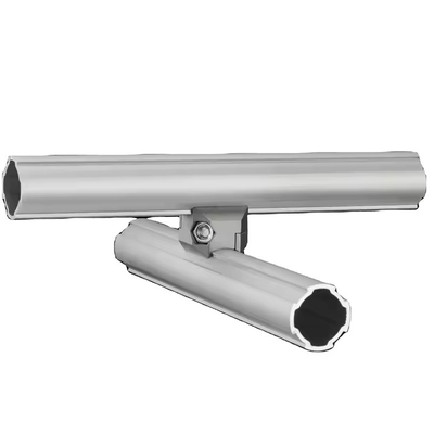 90° Cross Joint DYJ28-A06 Adc12 Lean Pipe Connector Sandblasting Lean Tube Joints