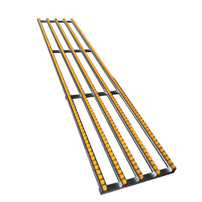 DY-3835 Aluminum Alloy Metal Sheet Sliding Palcom Roller Track For Rack System Scaffolding with high quality