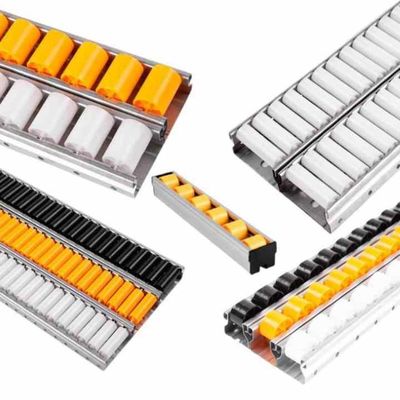 DY-3835 Aluminum Alloy Metal Sheet Sliding Palcom Roller Track For Rack System Scaffolding with high quality