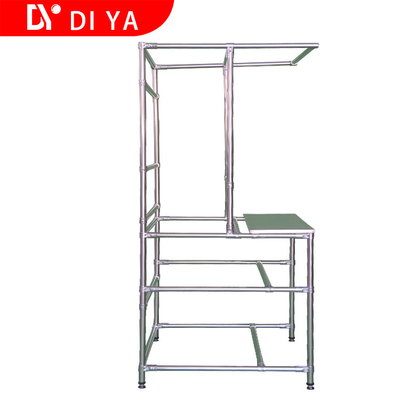 SUS201/ SUS304 Lean Pipe Stainless Steel Lean Tube For Workbench