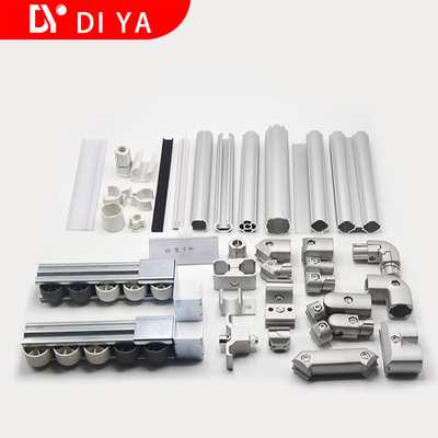 High Quality Aluminium Lean Pipe Flexible Pipe Metal Tube For Factory Workbench