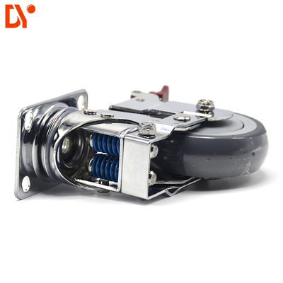 TPR Shock Absorbing Silent Caster Wheels Quiet Wheel Caster