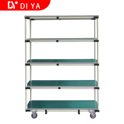Anti Static Casters Plunger Rod Castor Wheel For Trolley Carts
