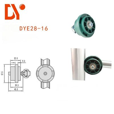 Endüstriyel Konveks Rehber Tekerleği OD 28mm Alüminyum Eğri Boru için