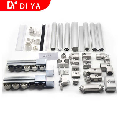 DYJ19-A01 Industrial Accessories Workshop Lean Pipe Connector For 19mm Lean Tube Aluminum Tube Joint