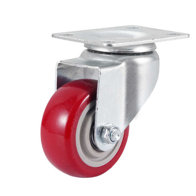 4 Inch Orta Düz Casters Kırmızı Tekerlekli Castors Dondurucu Aksesuarlar Chiller Parça