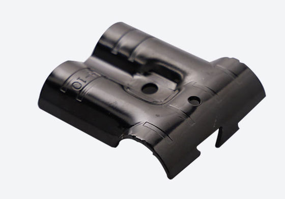 Lean Pipe Connector H-10 Single piece Black Electrophoresis Joint