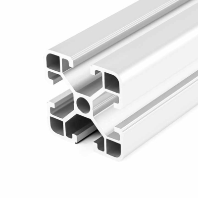 40x40 Avrupa Standardı Gümüş 4040 Eloksal Alüminyum Alaşımlı Profil