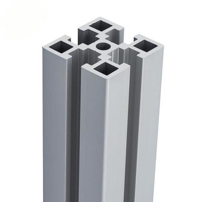 40*40GF Extruded Aluminum Profile Industrial square Tube Aluminum Alloy Profile Sandblasted Electrophoretic Profile