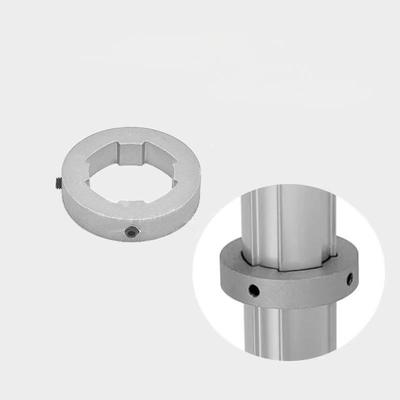 DYE19-03 Alüminyum Boru Bağlantı Elemanları Lean Boru Sürgüsü Yatay Konumlu Halka Sürgüsü Sabit Konumlandırıcı