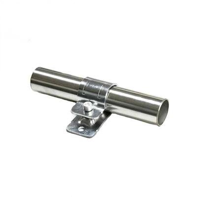 HJ-13 Kelepçe Eklem Modüler Yapı Kaplamalı Boru Bağlantı Parçası 28mm Yalın Boru Raf Sistemi için Metal Konnektör