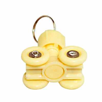 Durable Plastic Sliding Rail Wheels with Strong Hardness Impact Resistance and Wear Resistance for Lean Tube Accessories