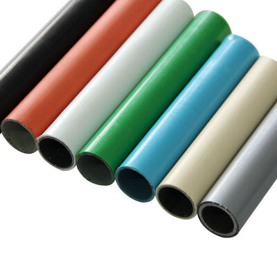 Lean Pipe Systems Use Assemble OD 28mm PE Steel Pipe Extrusion Welding Technology Shelving Lean Tube