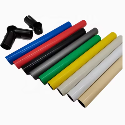 Diametresi 28mm PE ABS ESD kaplı çelik ince boru esnek masa için yuvarlak çelik boru