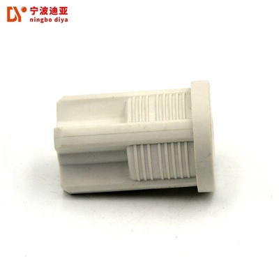 28mm Lean Tube Connector For Installing Antiskid Metal Footing And Screw Caster